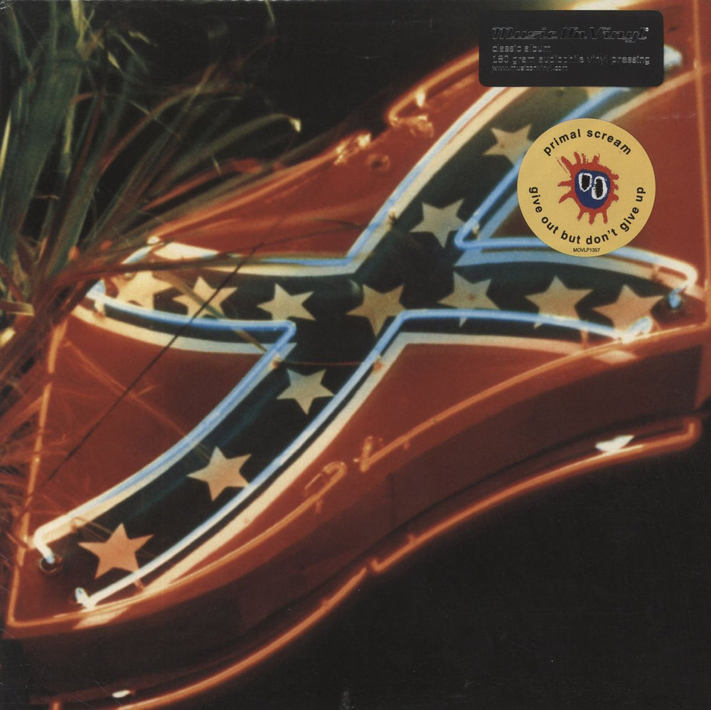 Primal Scream Give Out But Don't Give Up - 180gram Vinyl UK 2-LP vinyl record set (Double LP Album) MOVLP1357