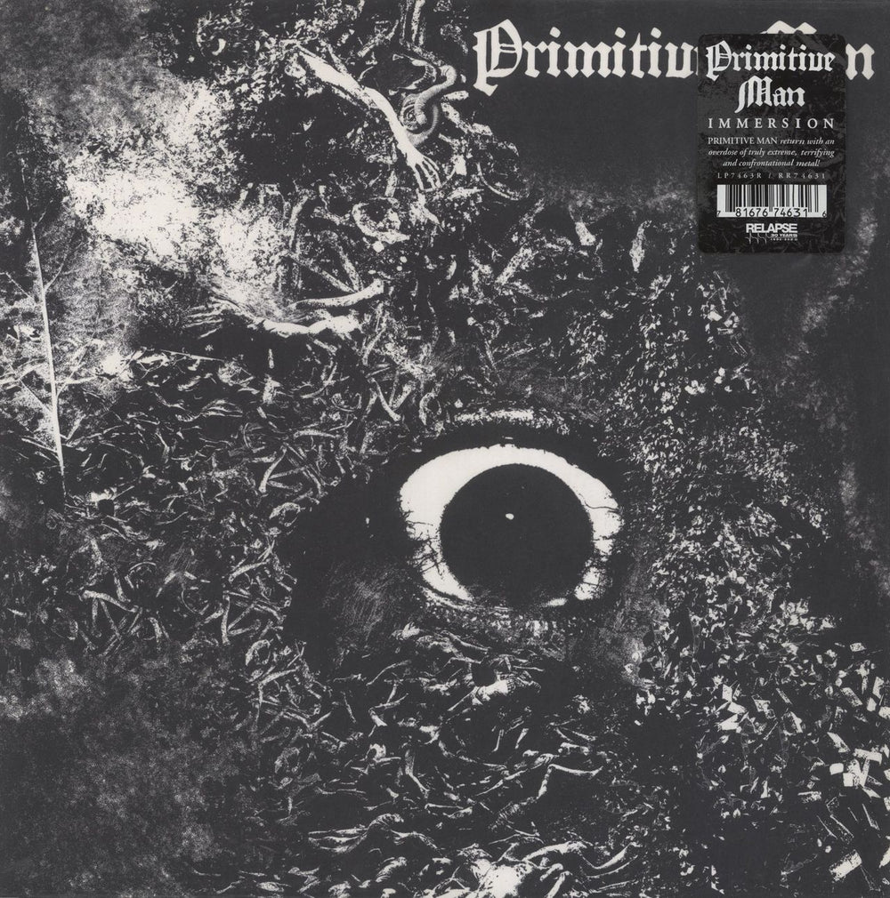 Primitive Man Immersion US vinyl LP album (LP record) RR7463