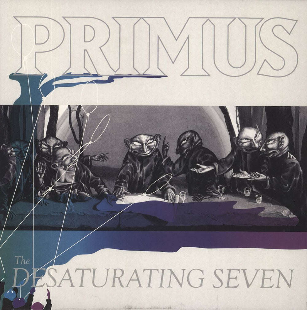 Primus The Desaturating Seven - White Vinyl UK vinyl LP album (LP record) ATO0404