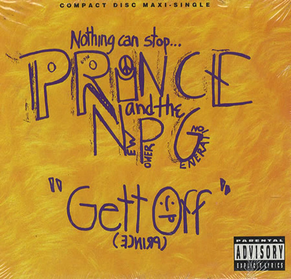 Prince Gett Off US CD single (CD5 / 5") 9401382