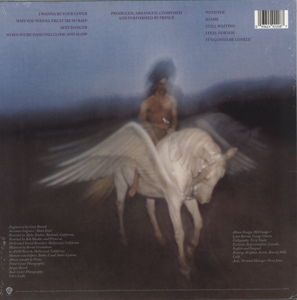 Prince Prince - Shrink UK vinyl LP album (LP record) 093624922087