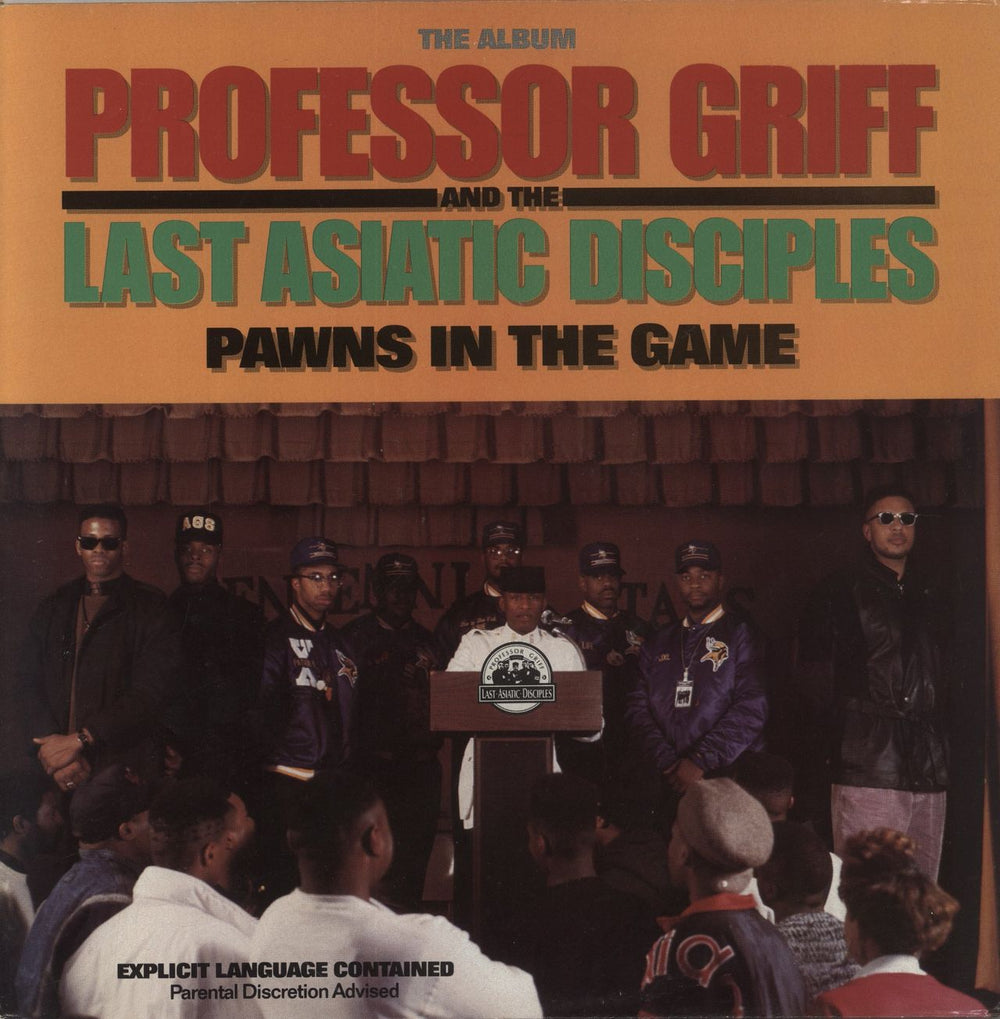 Professor Griff Pawns In The Game US vinyl LP album (LP record) XR-111