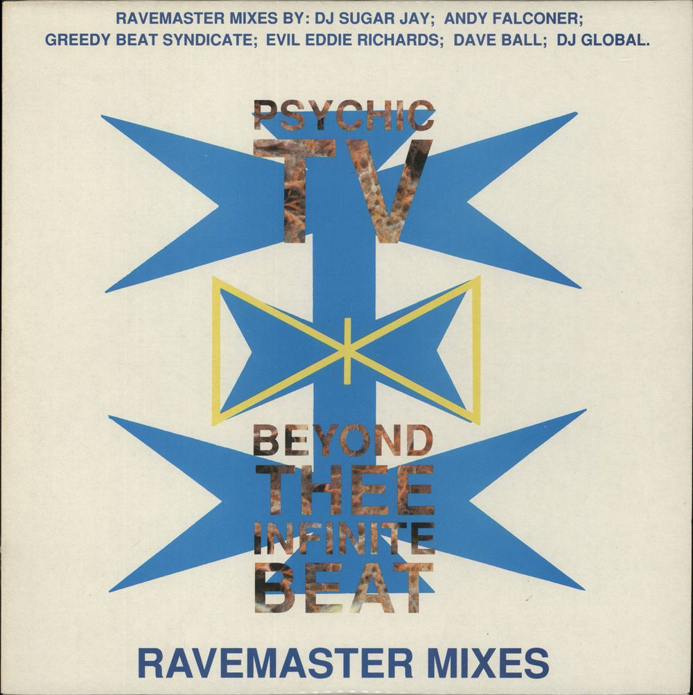 Psychic TV Beyond Thee Infinite Beat (Ravemaster Mixes) US 2-LP vinyl record set (Double LP Album) TOPY051