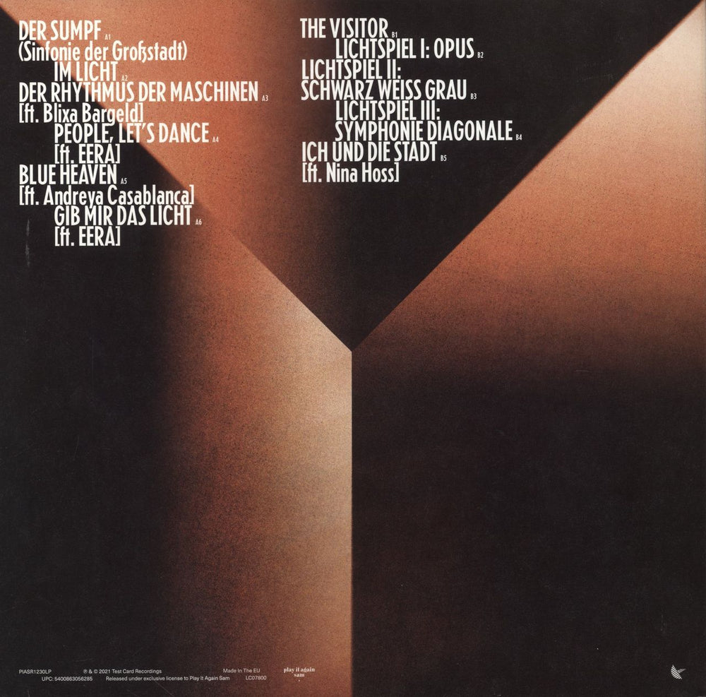 Public Service Broadcasting Bright Magic - Orange & Black Marbled UK vinyl LP album (LP record) 5400863056285