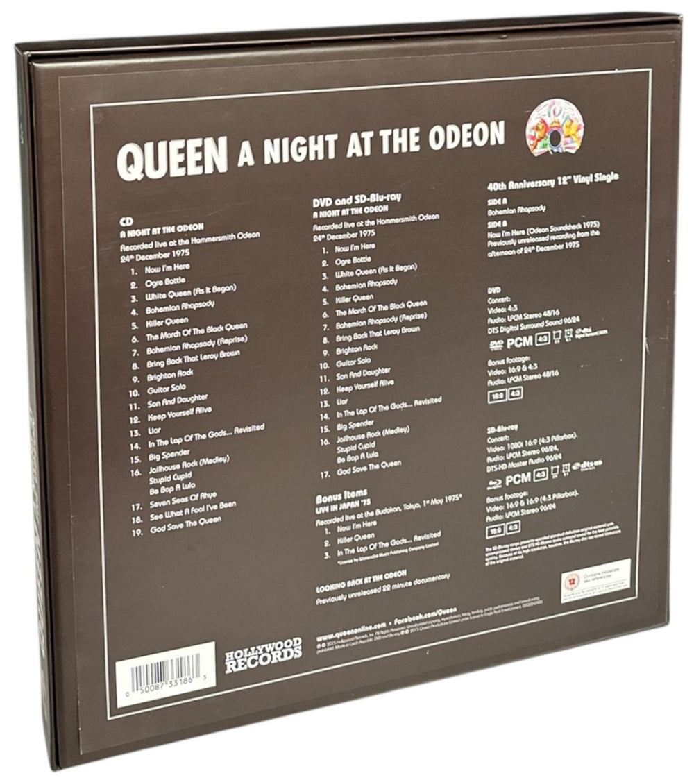 Queen A Night At The Odeon US box set 050087331863