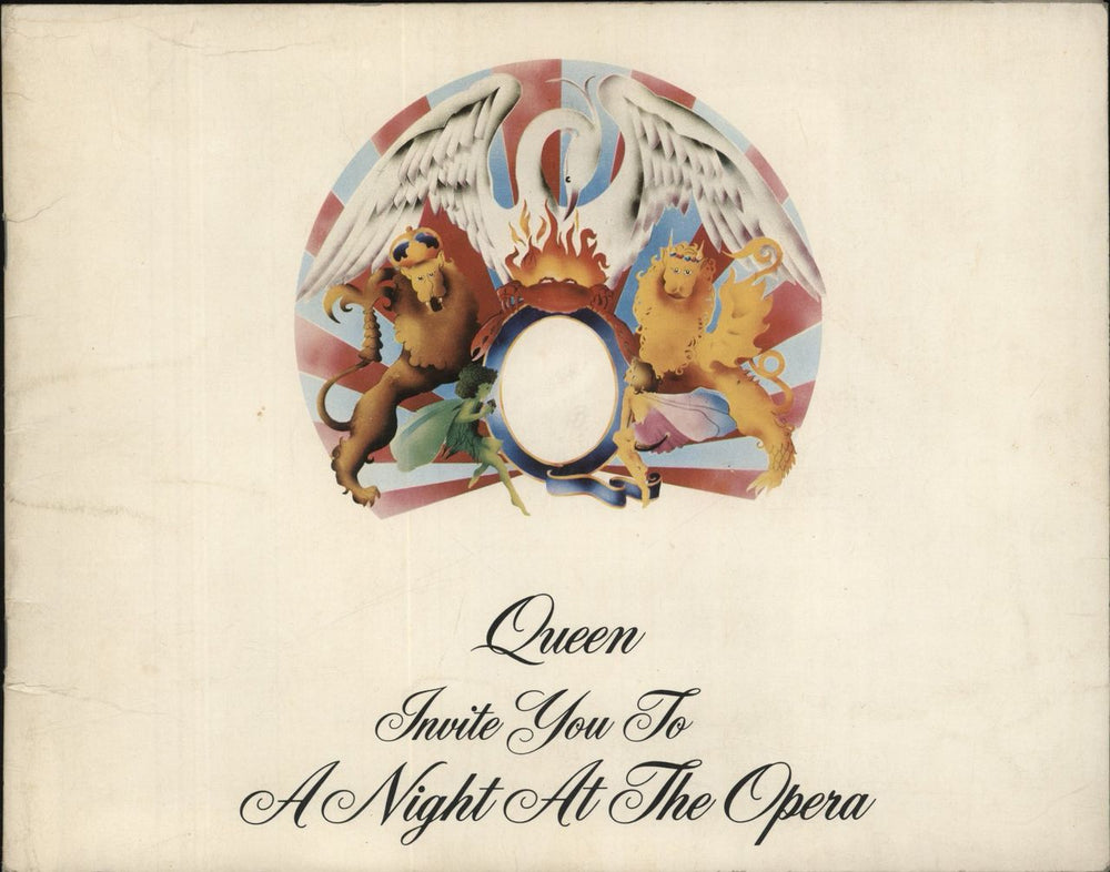 Queen A Night At The Opera - EX UK tour programme TOUR PROGRAMME