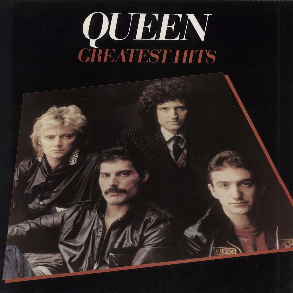 Queen Greatest Hits - barcoded p/s UK vinyl LP album (LP record) EMTV30