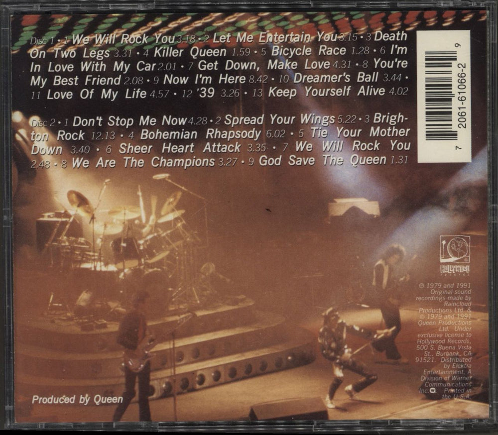 Queen Live Killers US 2 CD album set (Double CD) 720616106629
