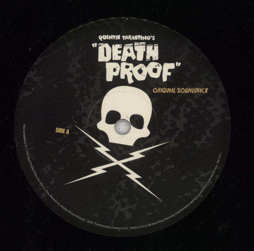Quentin Tarantino Death Proof US vinyl LP album (LP record) QUNLPDE855408