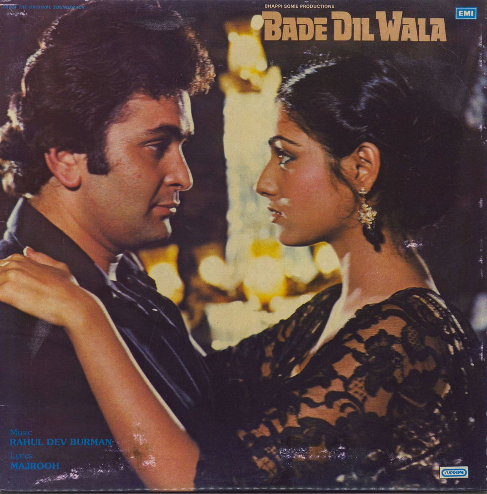 R.D. Burman Bade Dil Wala Indian vinyl LP album (LP record) PEALP2058