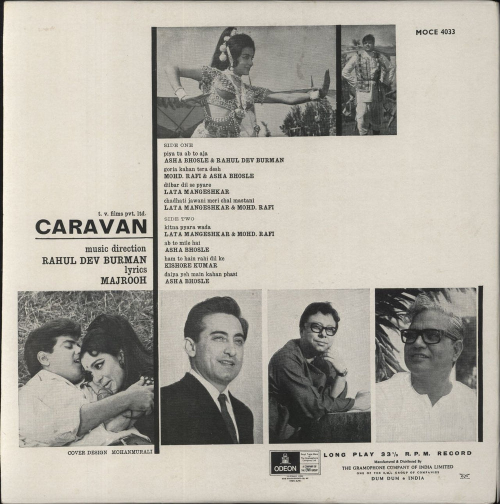 R.D. Burman Caravan Indian vinyl LP album (LP record)