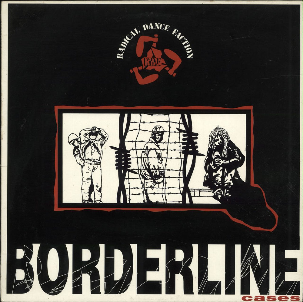 Radical Dance Faction Borderline Cases UK vinyl LP album (LP record) EZ001