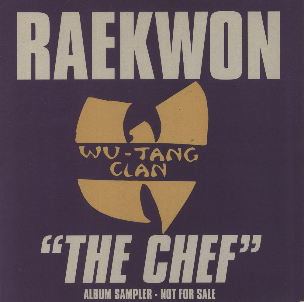 Raekwon Only Built 4 Cuban Linx UK Promo 12" vinyl single (12 inch record / Maxi-single)