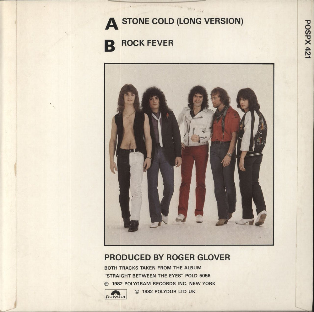 Rainbow Stone Cold UK 12" vinyl single (12 inch record / Maxi-single)