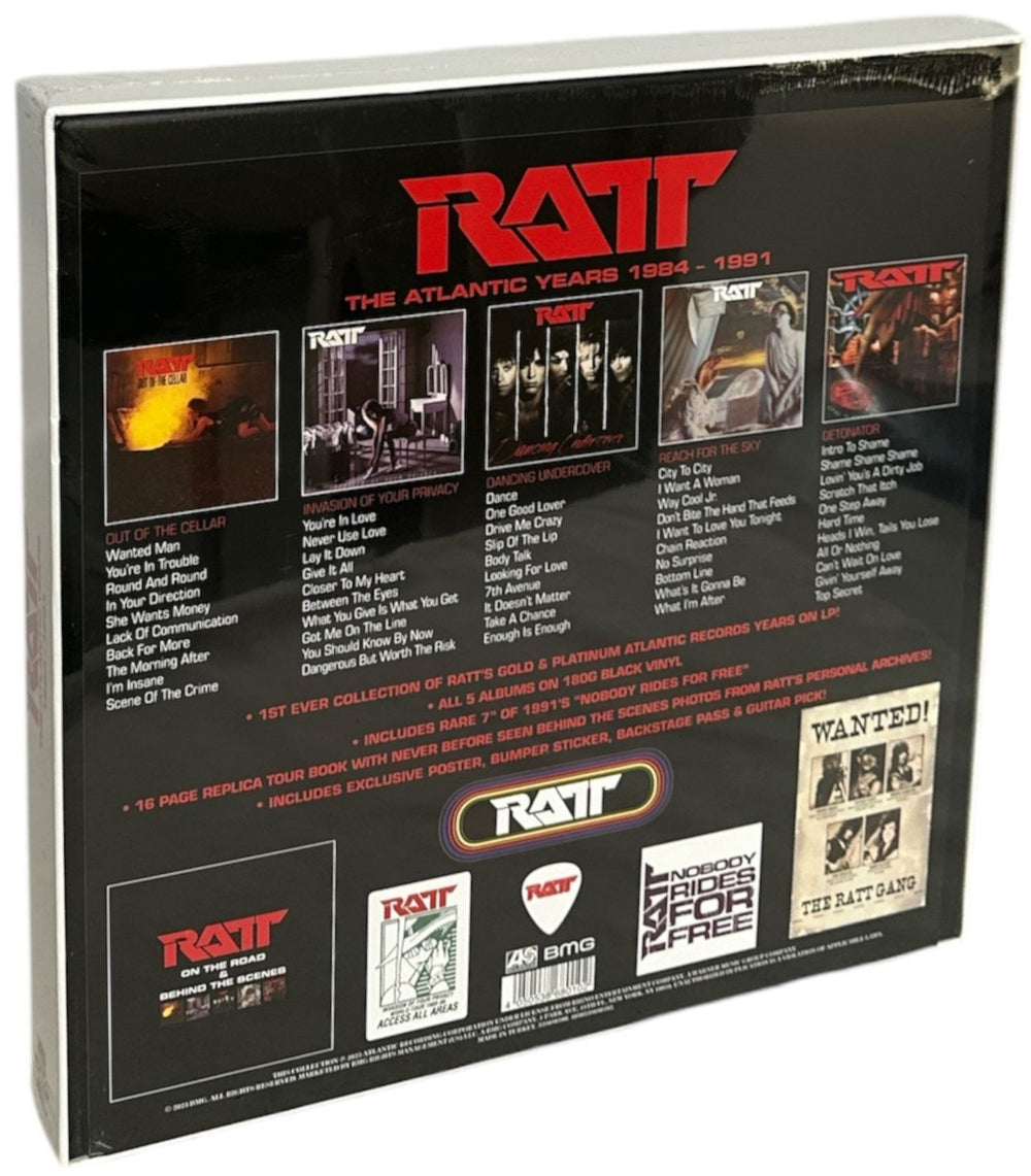 Ratt The Atlantic Years 1984-1991 - Sealed US Vinyl Box Set 4050538680102