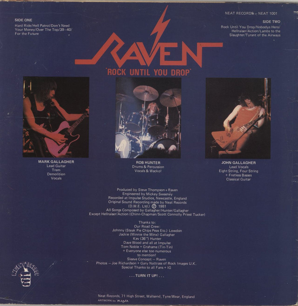 Raven Rock Until You Drop - VG UK vinyl LP album (LP record)