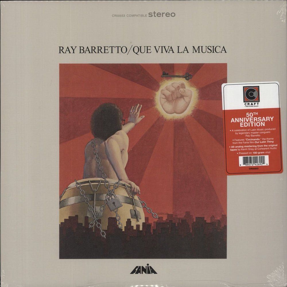 Ray Barretto Que Viva La Musica - 180g - Sealed US vinyl LP album (LP record) CR00553