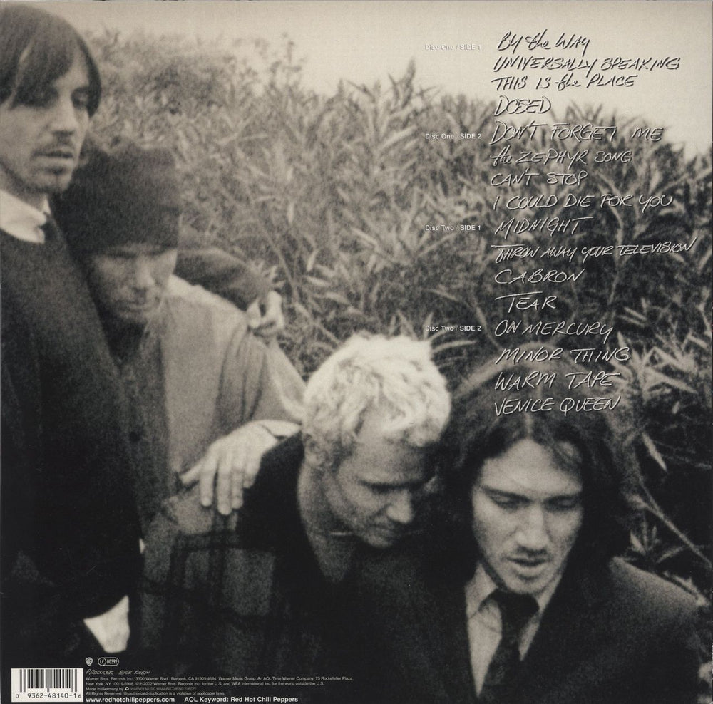 Red Hot Chili Peppers By The Way [Repress] - 180gm - EX UK 2-LP vinyl record set (Double LP Album) 093624814016