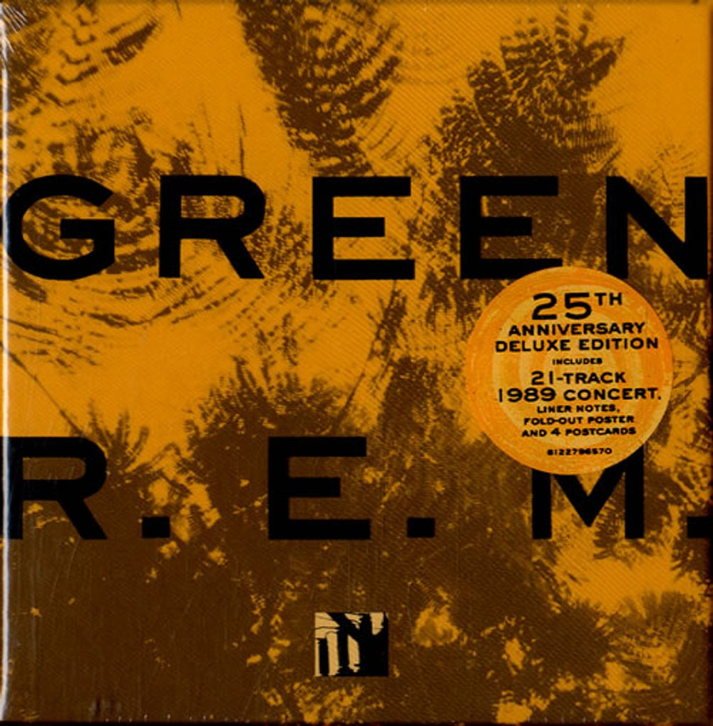 REM Green: 25th Anniversary - Sealed UK 2 CD album set (Double CD) 8122796570