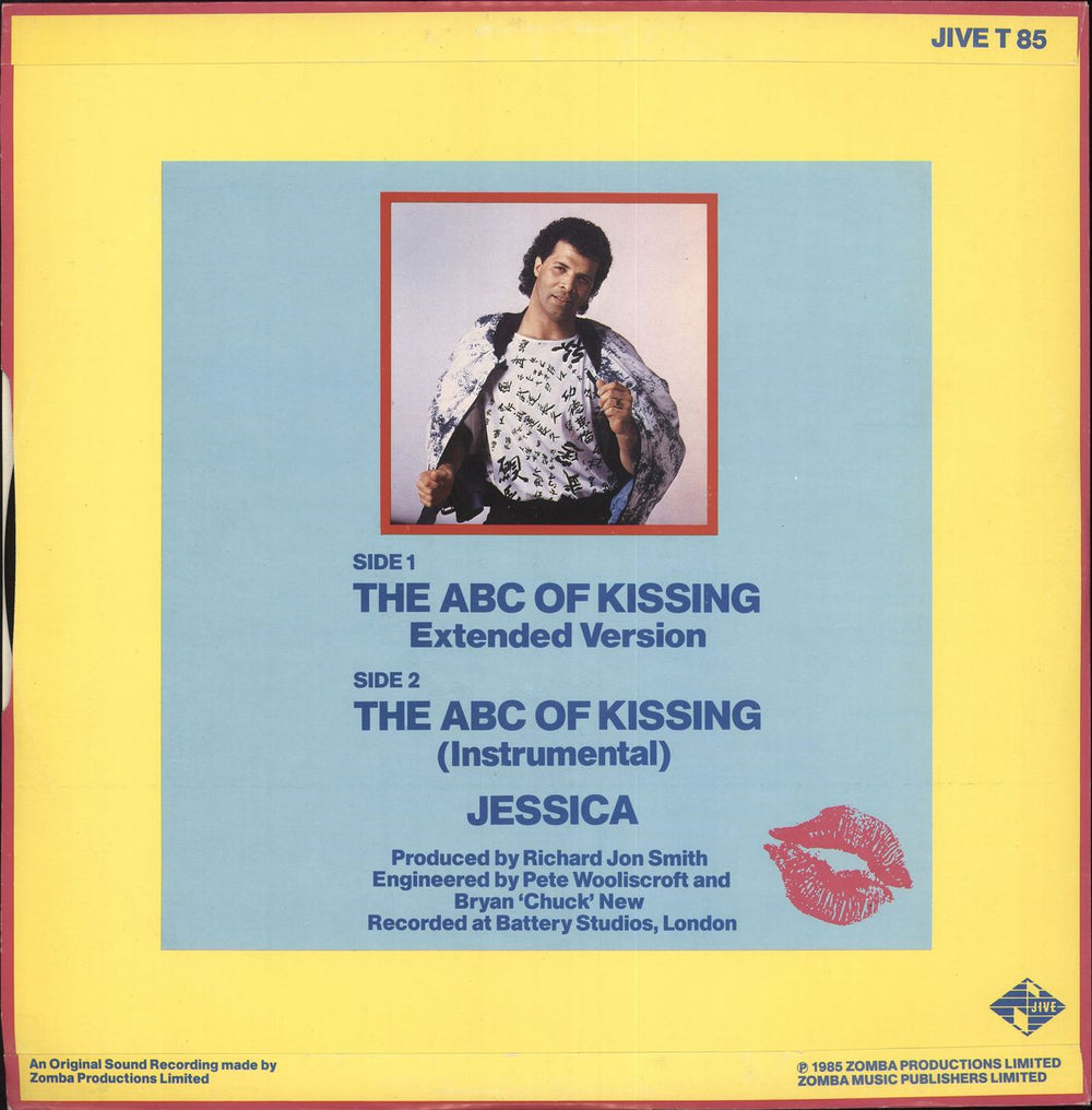 Richard Jon Smith The ABC Of Kissing UK 12" vinyl single (12 inch record / Maxi-single)