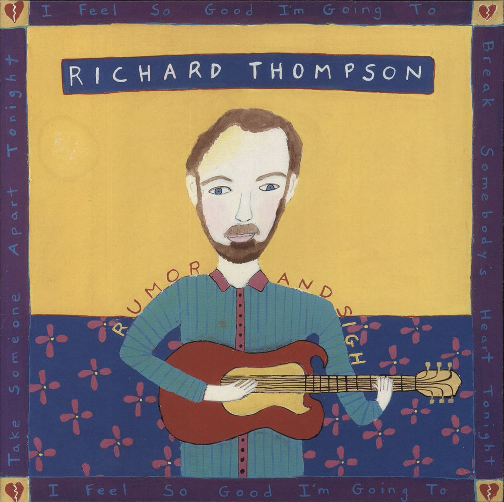 Richard Thompson Rumor And Sigh - EX UK vinyl LP album (LP record) EST2142