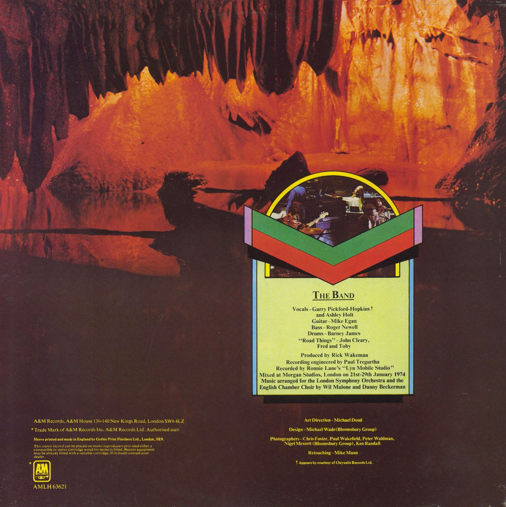 Rick Wakeman Journey To The Centre Of The Earth UK vinyl LP album (LP record)