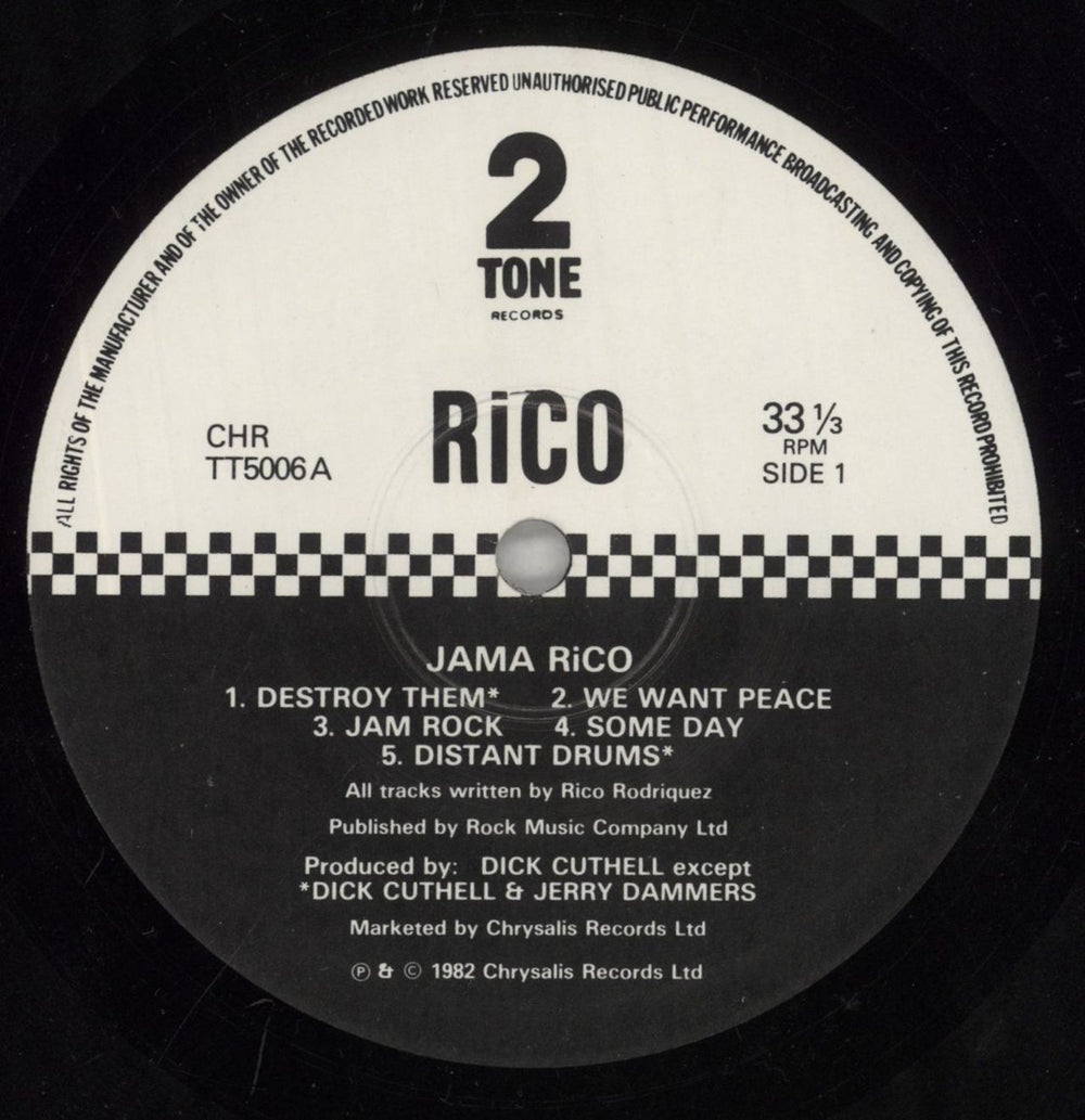 Rico Jama Rico UK vinyl LP album (LP record) RHFLPJA740277