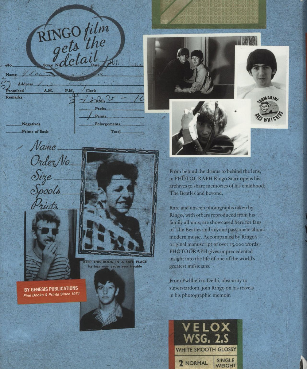 Ringo Starr Photograph UK book