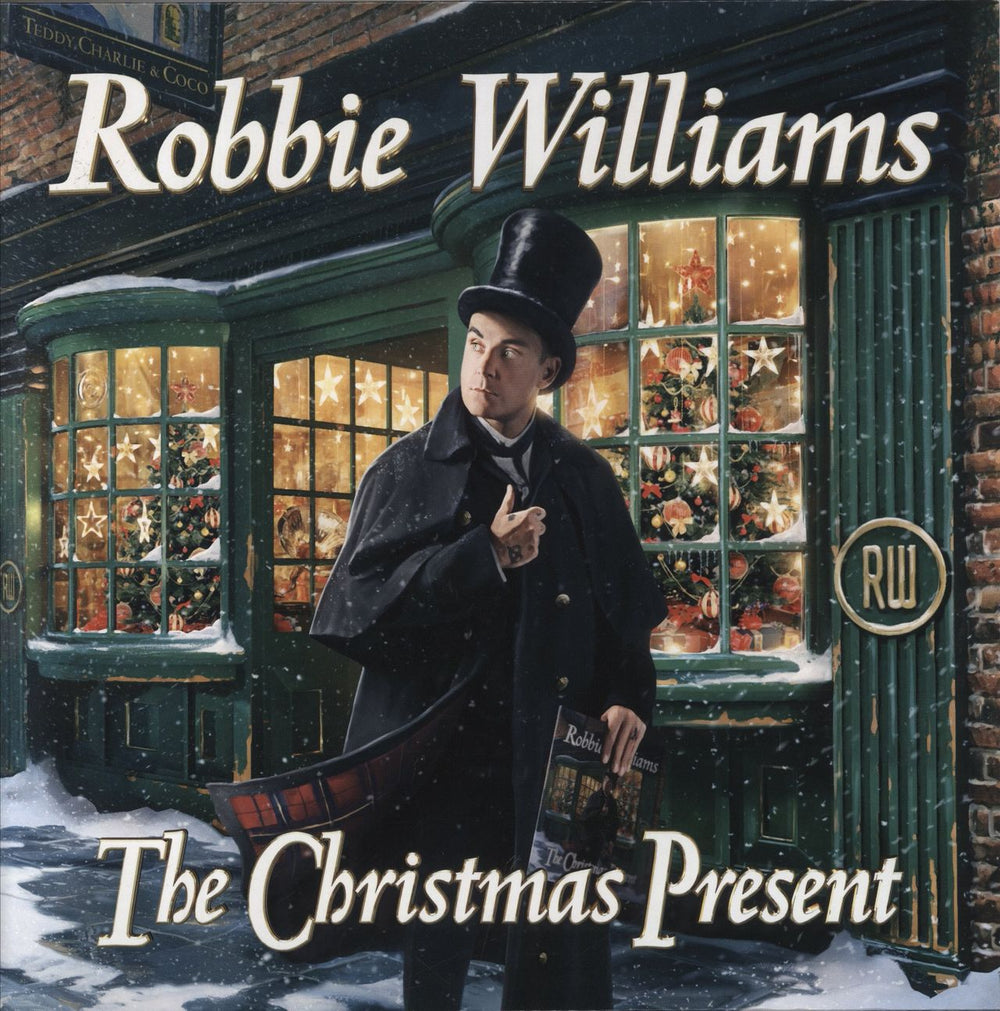 Robbie Williams The Christmas Present UK 2-LP vinyl record set (Double LP Album) 19075996711