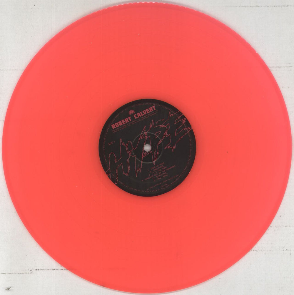 Robert Calvert Hype UK vinyl LP album (LP record) CLVLPHY860968