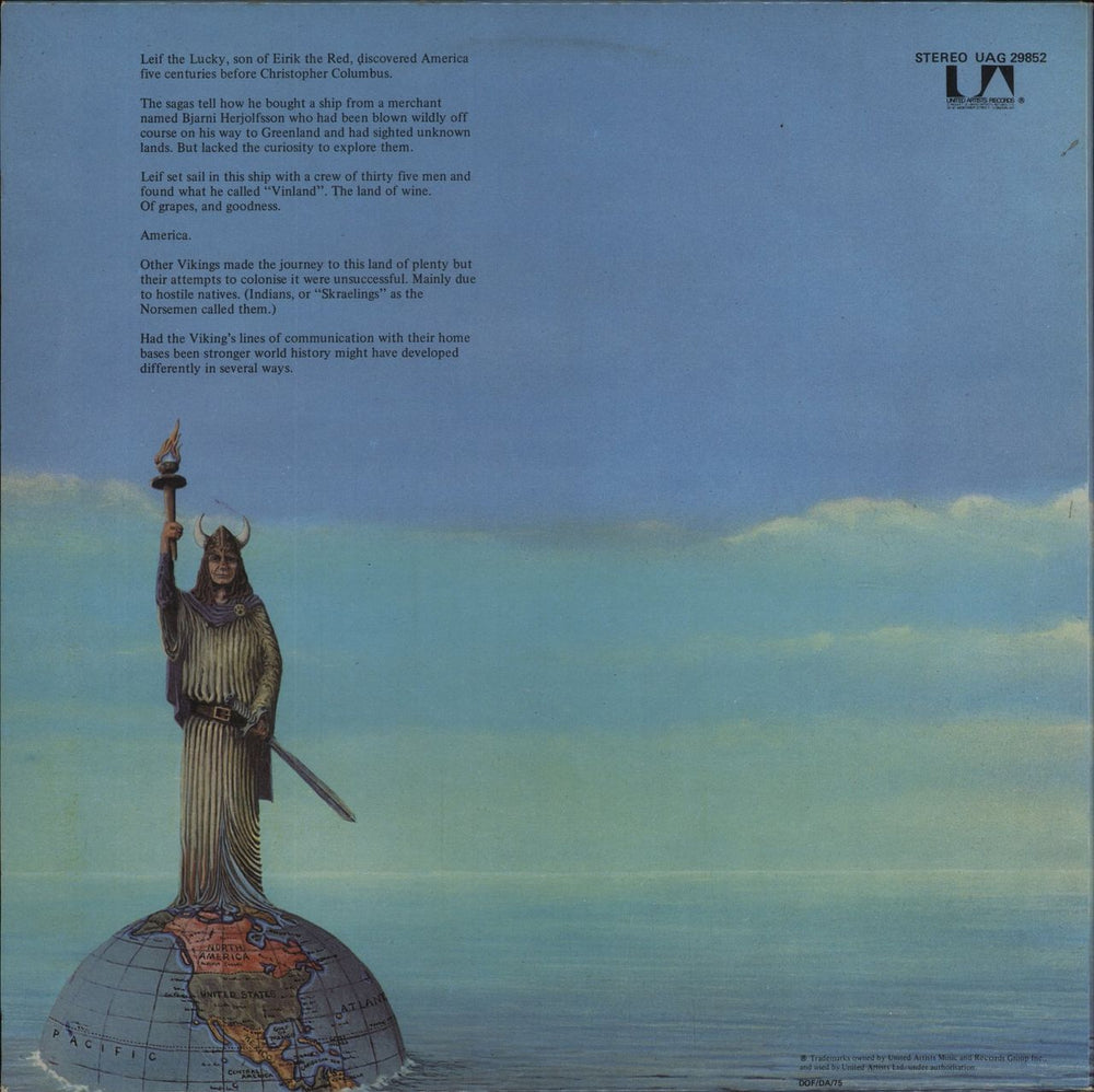 Robert Calvert Lucky Lief And The Longships UK vinyl LP album (LP record)