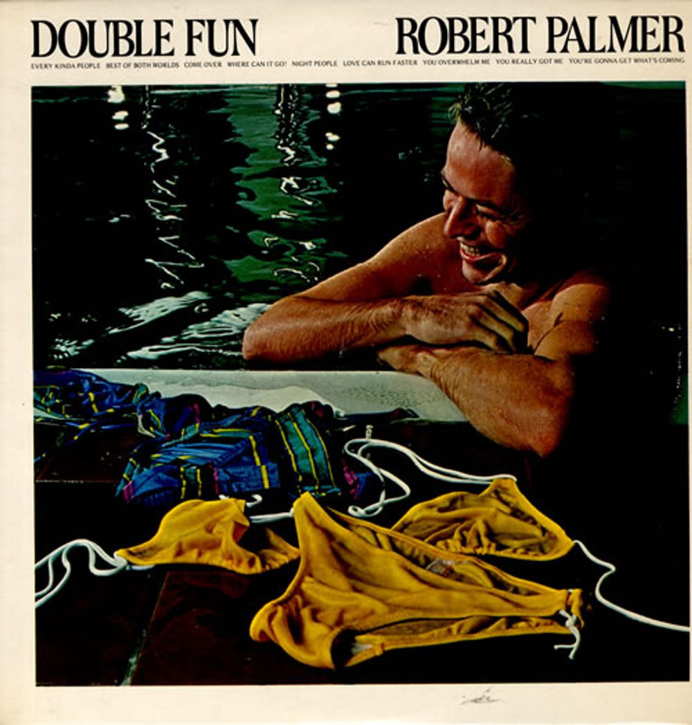 Robert Palmer Double Fun - blue label UK vinyl LP album (LP record) ILPS9476