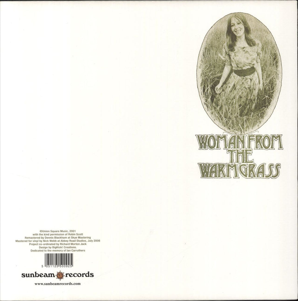 Robin Scott Woman From The Warm Grass - 180 Gram Vinyl UK vinyl LP album (LP record) 5051125500925