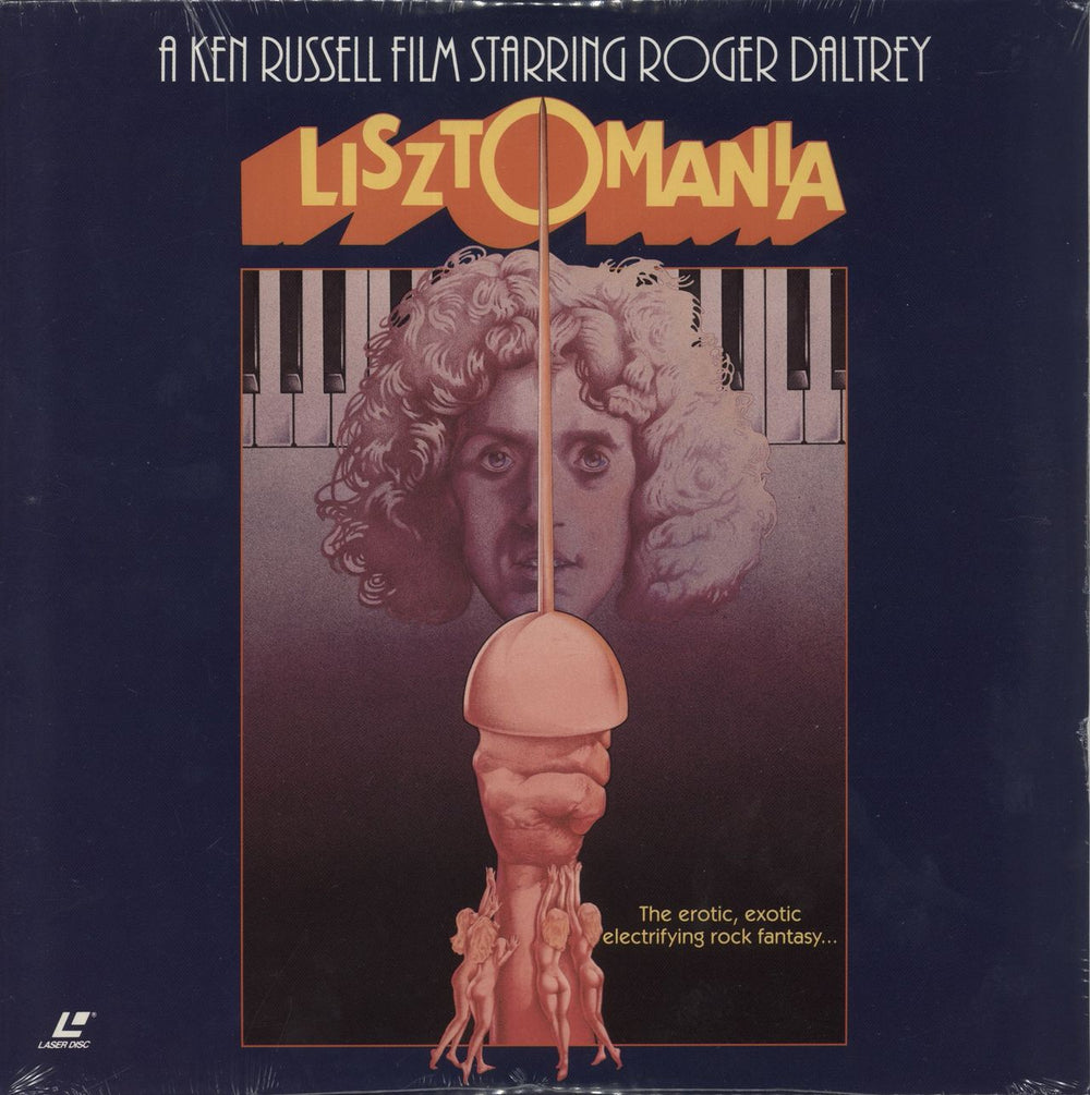 Roger Daltrey Lisztomania - Sealed US laserdisc / lazerdisc 11117