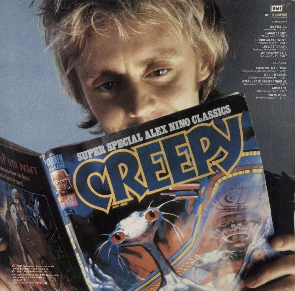 Roger Taylor Fun In Space Spanish vinyl LP album (LP record)