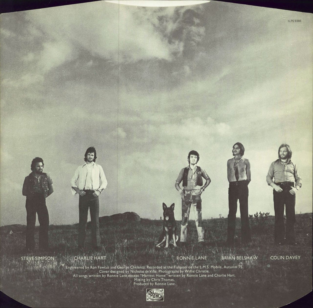 Ronnie Lane One For The Road UK vinyl LP album (LP record) 1976