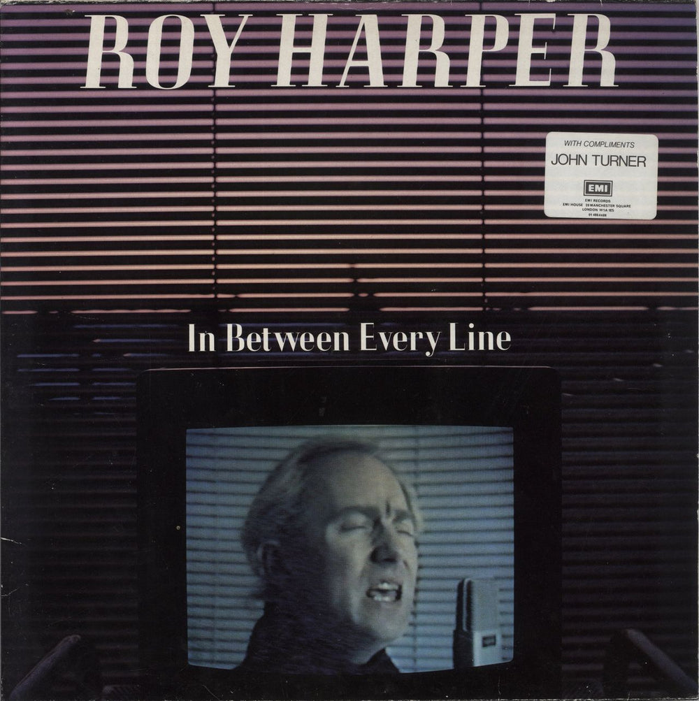 Roy Harper In Between Every Line UK Promo 2-LP vinyl record set (Double LP Album) EN5004