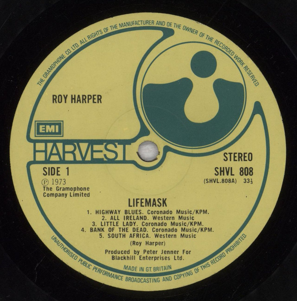 Roy Harper Lifemask - 1st - EX UK vinyl LP album (LP record) ROYLPLI336678