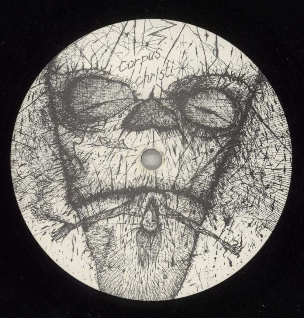 Rudimentary Peni Death Church - VG UK vinyl LP album (LP record) R75LPDE874263