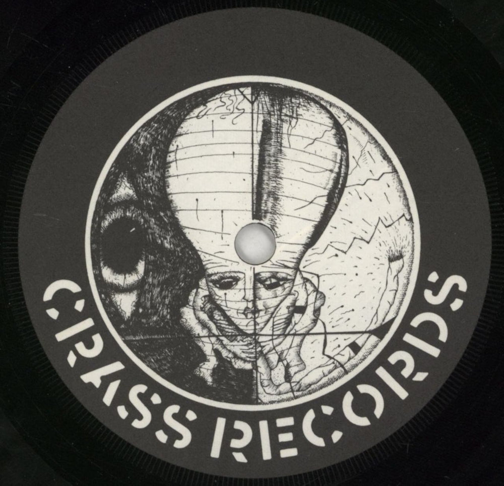 Rudimentary Peni Farce EP UK 7" vinyl single (7 inch record / 45) R7507FA768222