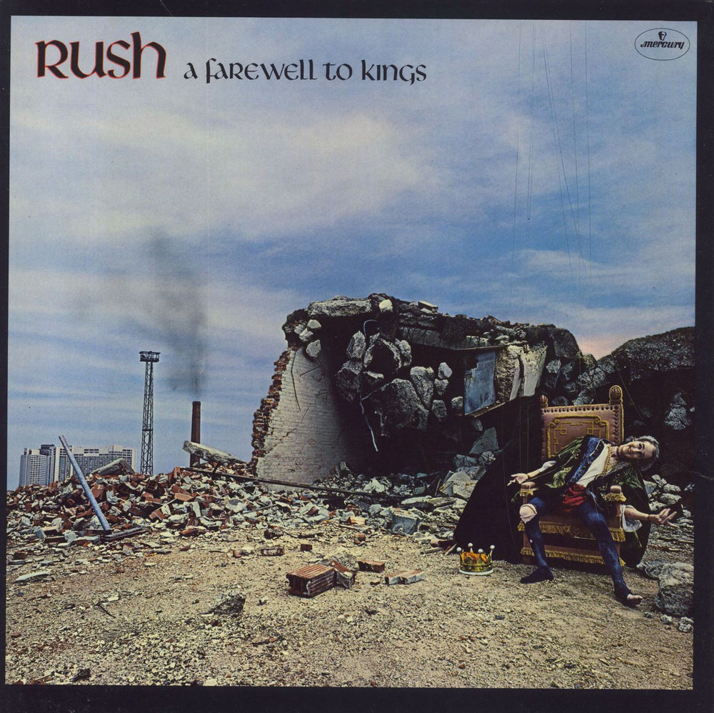 Rush A Farewell To Kings + Inner - EX UK vinyl LP album (LP record) 9100042