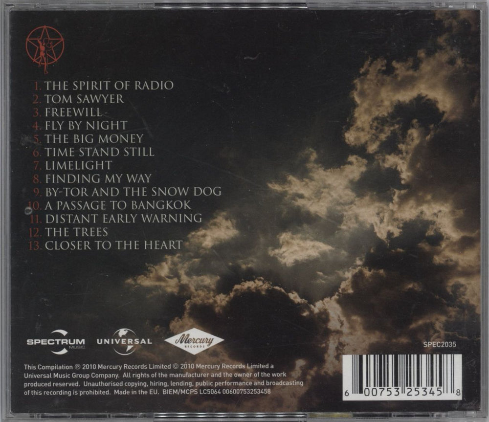 Rush Time Stand Still: The Collection UK CD album (CDLP) RUSCDTI870799