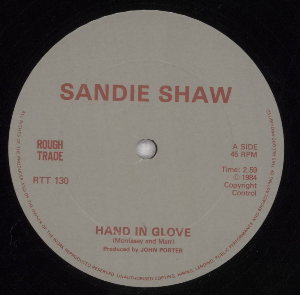 Sandie Shaw Hand In Glove - EX UK 12" vinyl single (12 inch record / Maxi-single) SDI12HA847876