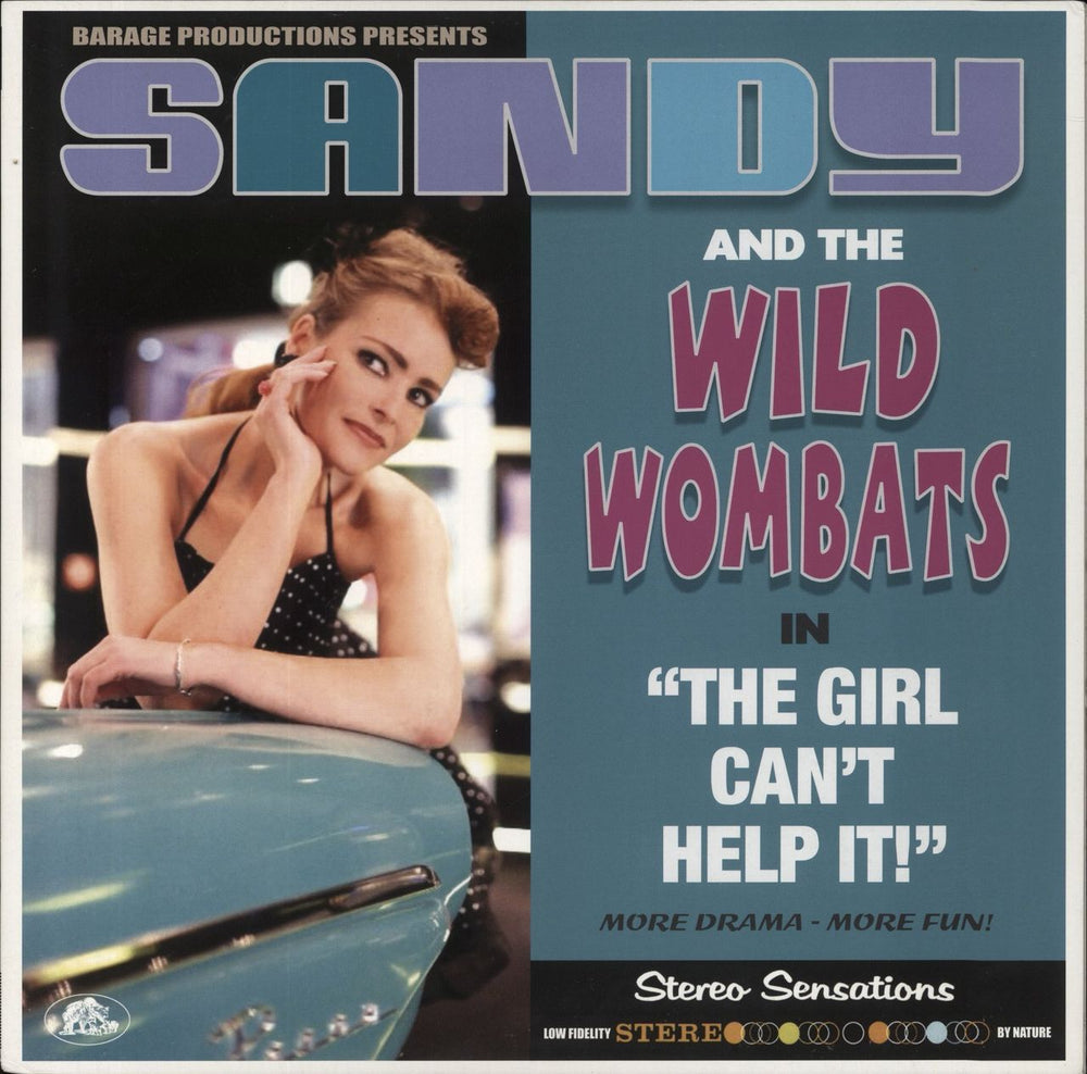 Sandy And The Wild Wombats "The Girl Can't Help It!" German vinyl LP album (LP record) BAF 19001