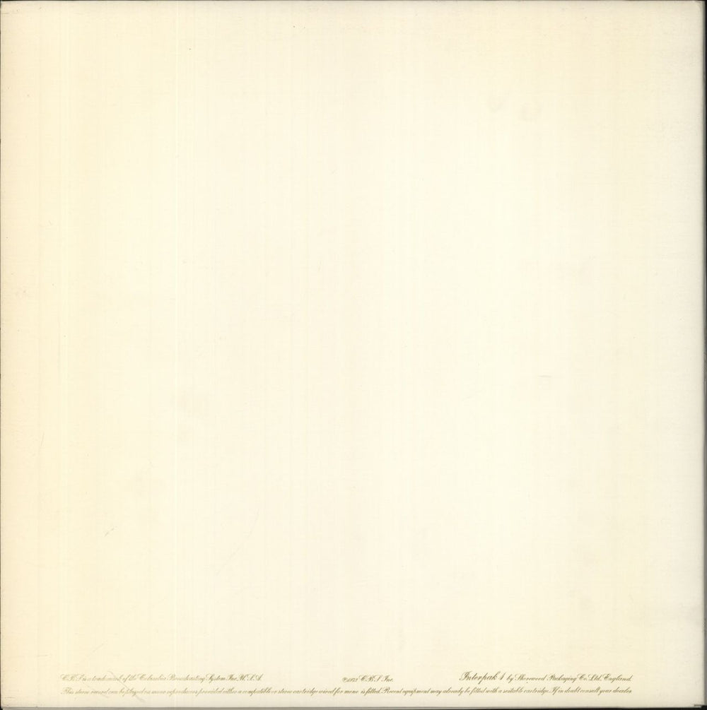 Santana Welcome - White label variant UK vinyl LP album (LP record)