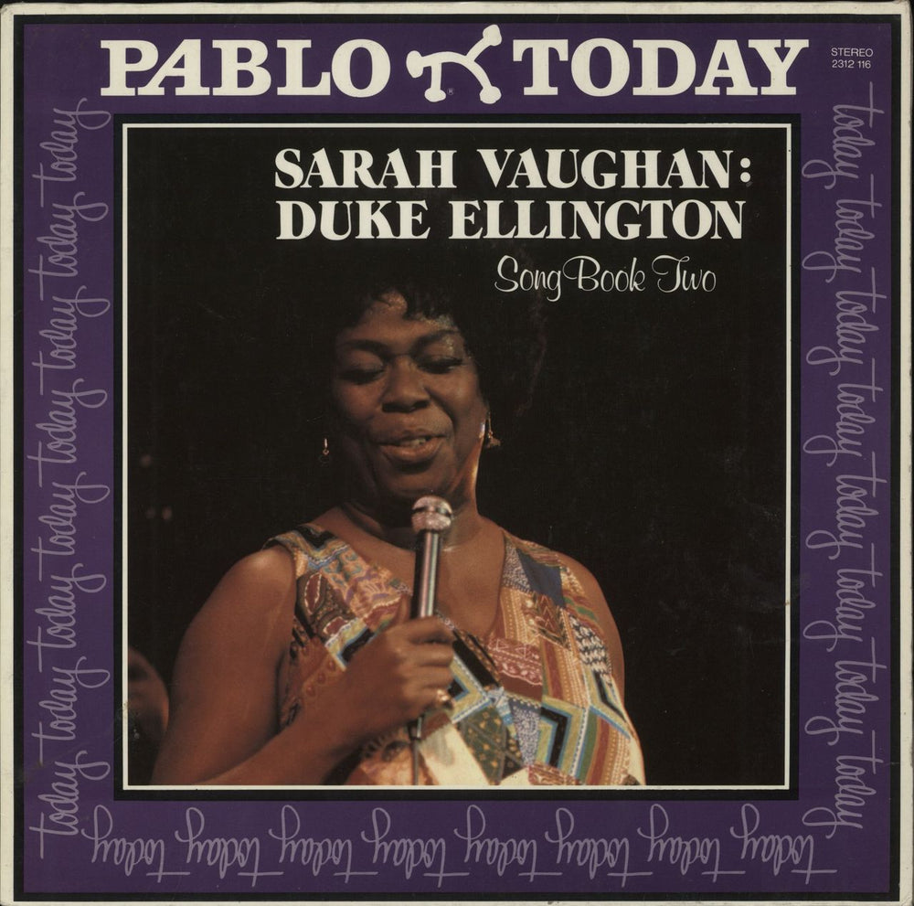 Sarah Vaughan Duke Ellington Song Book Two US vinyl LP album (LP record) 2312116