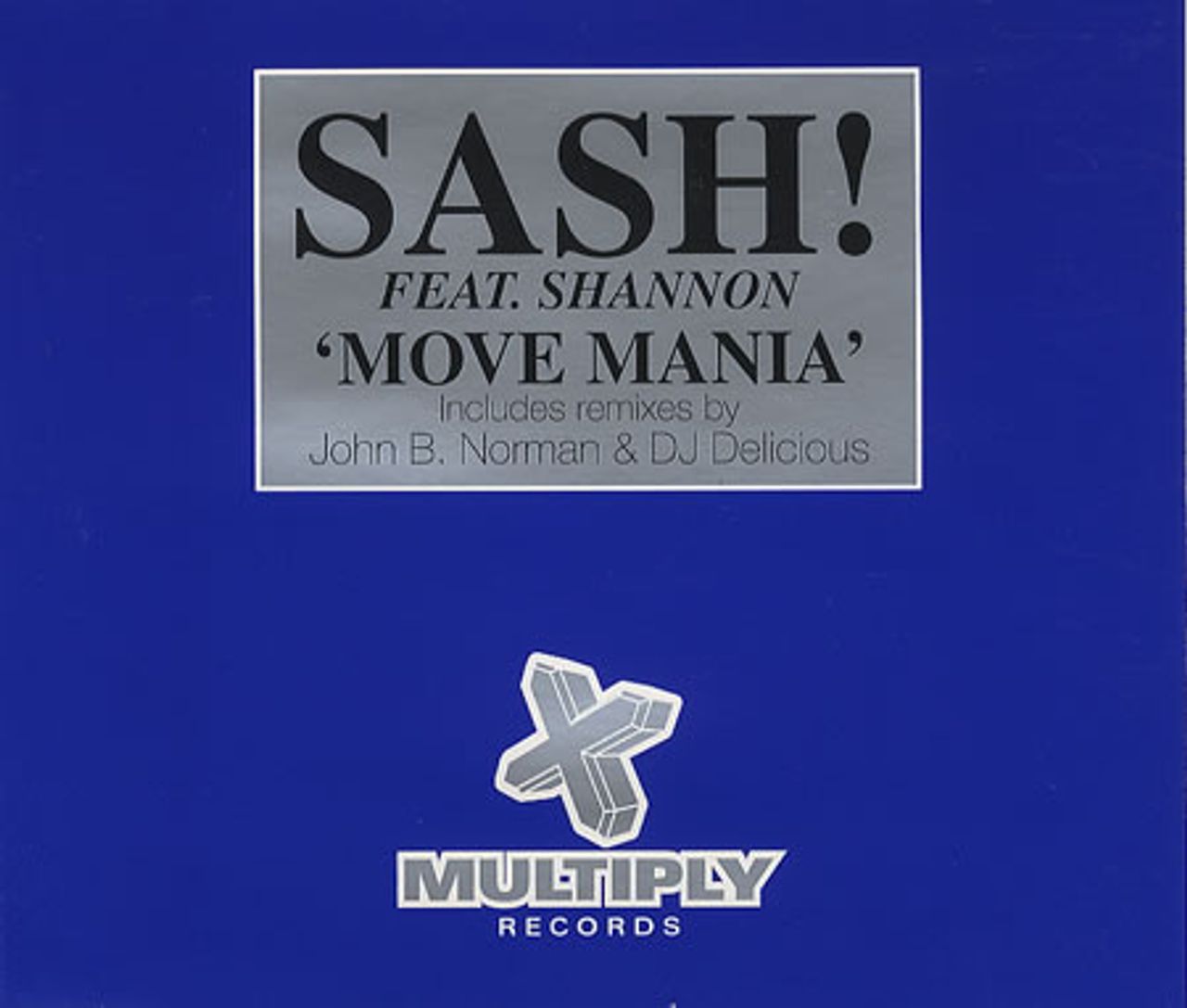 Sash! Move Mania UK CD single (CD5 / 5") CDMULTY45