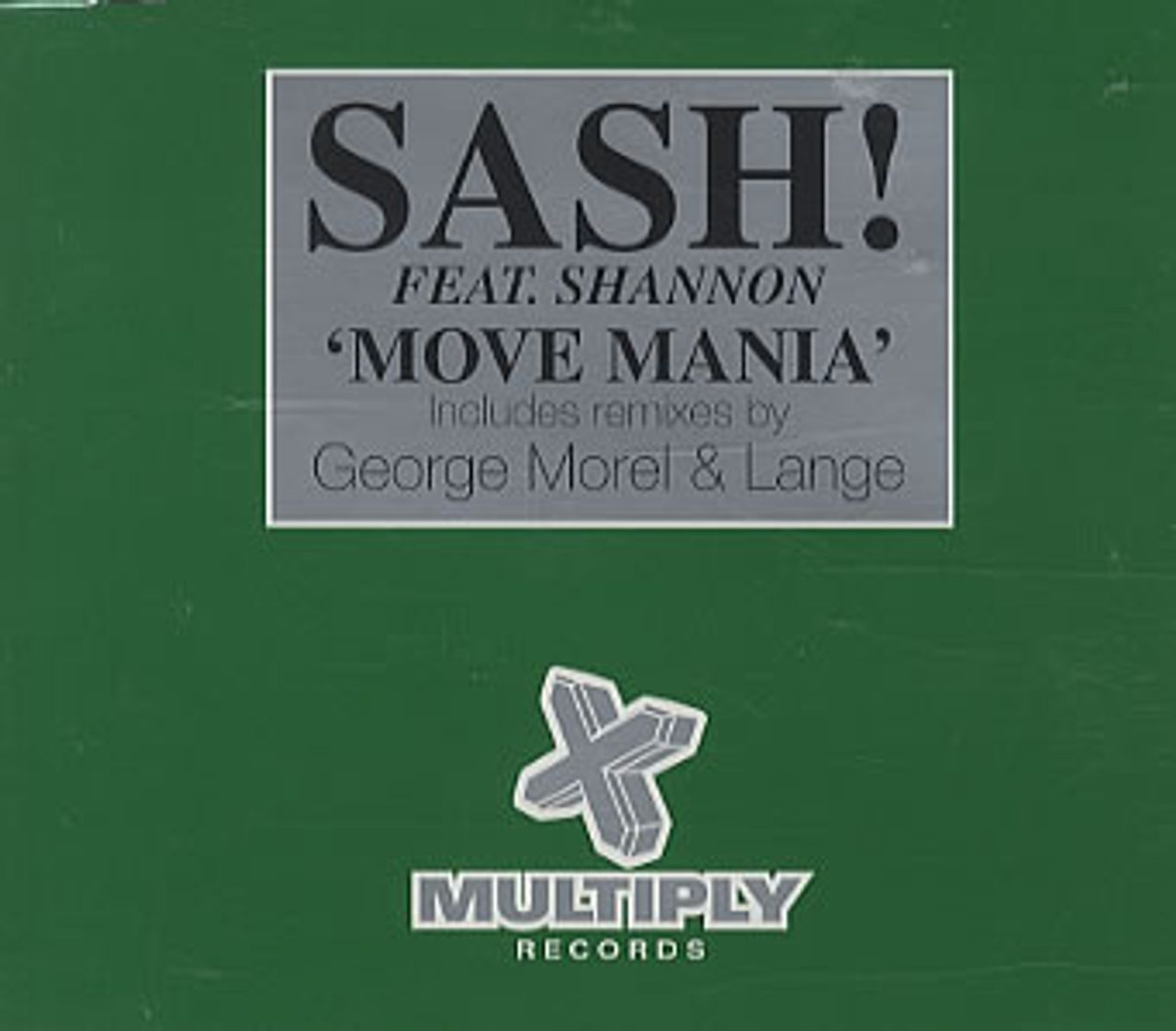 Sash! Move Mania UK CD single (CD5 / 5") CXMULTY45