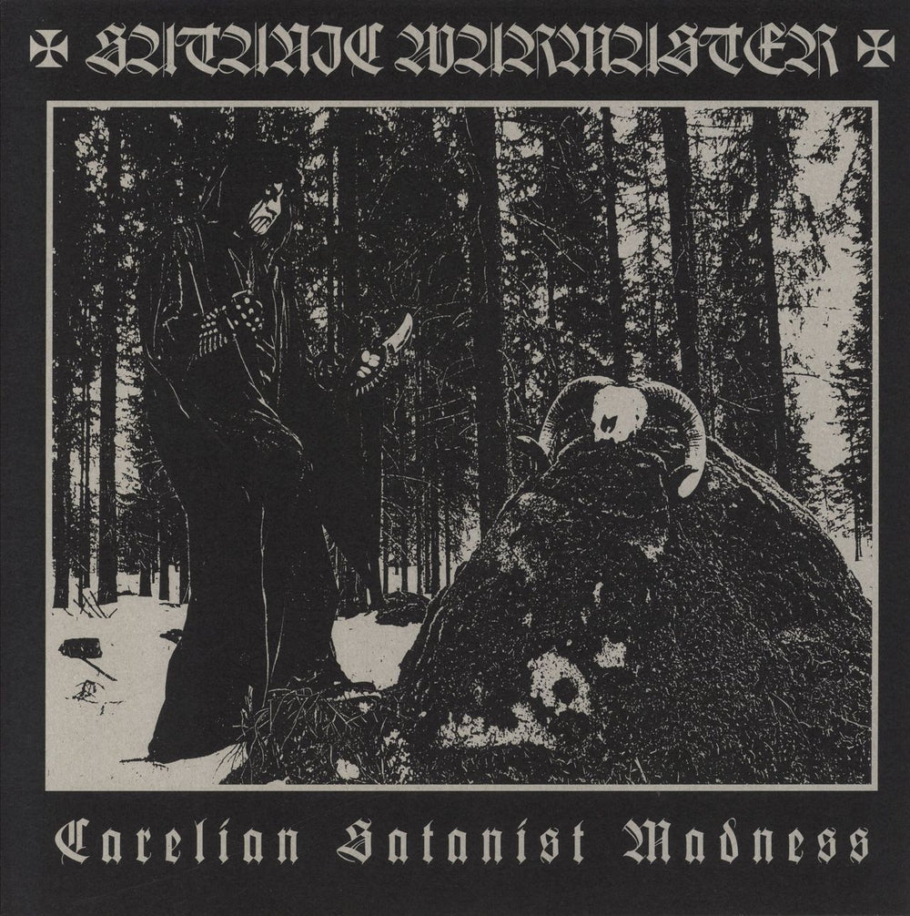 Satanic Warmaster Carelian Satanist Madness German vinyl LP album (LP record) NC096