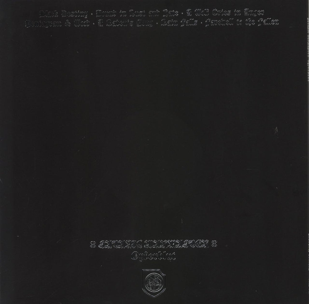 Satanic Warmaster Opferblut - Silver Vinyl Finnish vinyl LP album (LP record)